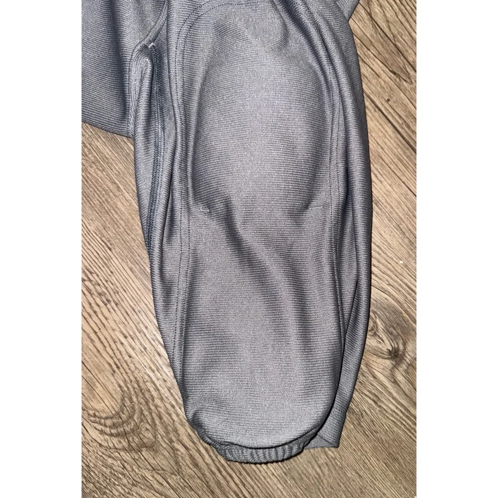 A4 Youth XL Football Pants Gray Integrated Padded Protective Gear With Belt